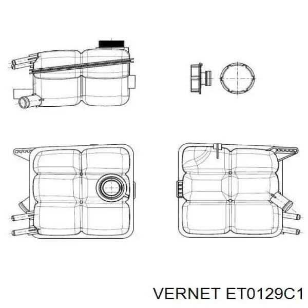Бачок системы охлаждения ET0129C1 Vernet