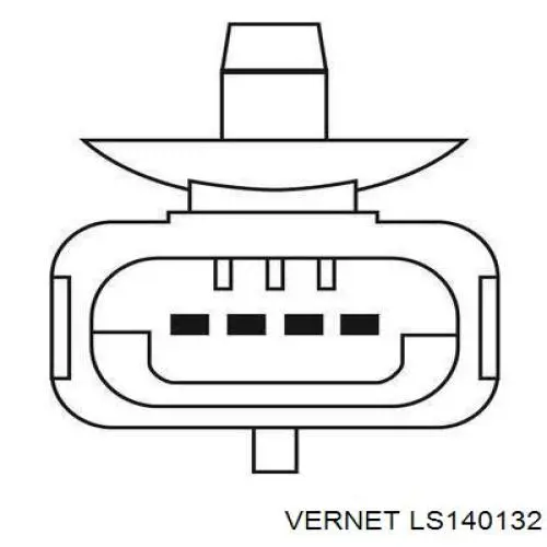 Лямбда зонд после катализатора Vernet LS140132
