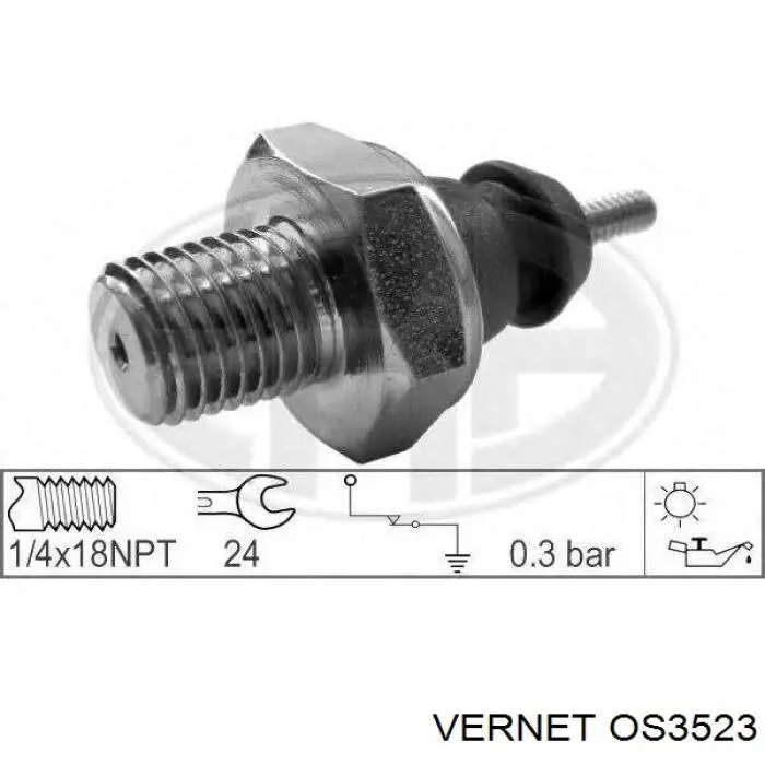 Датчик давления масла OS3523 Vernet