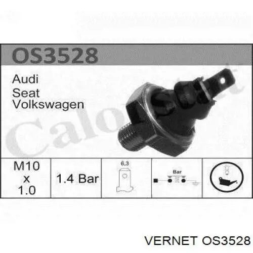 Купить OS3528 Vernet Датчик давления масла