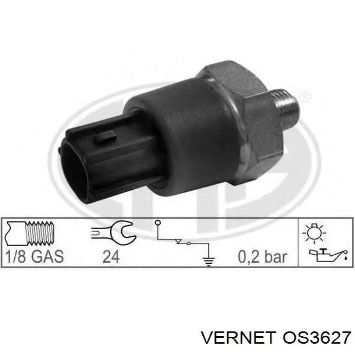 Манометры (указатель давления масла) Vernet OS3627 цена, от 5.24 USD