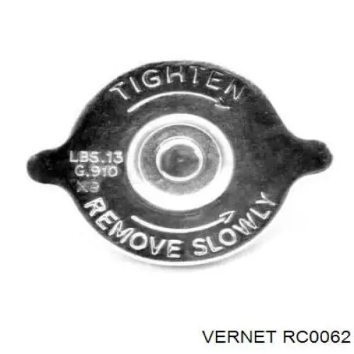 Купить RC0062 Vernet Крышка радиатора