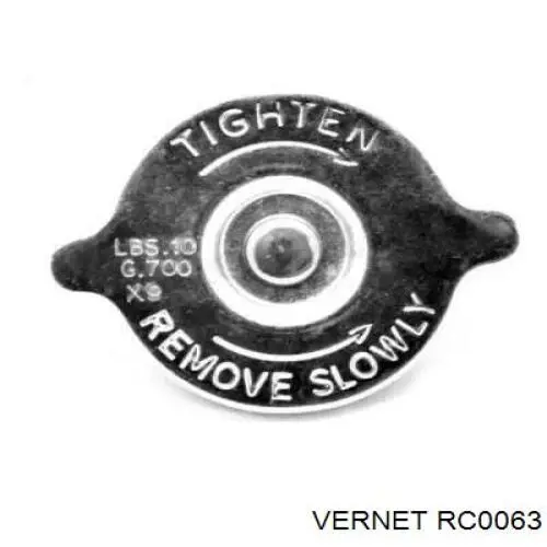 RC0063 Vernet крышка (пробка радиатора)