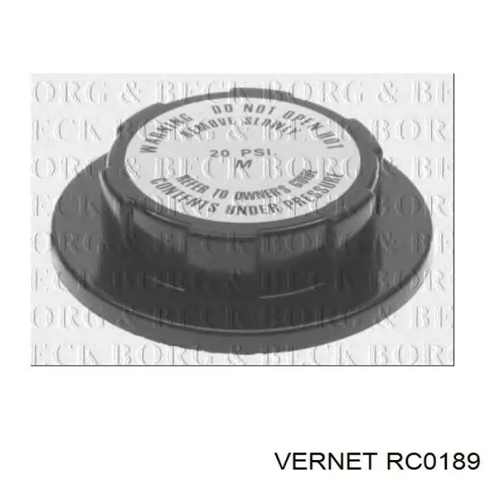 Купить RC0189 Vernet Крышка/пробка расширительного бачка