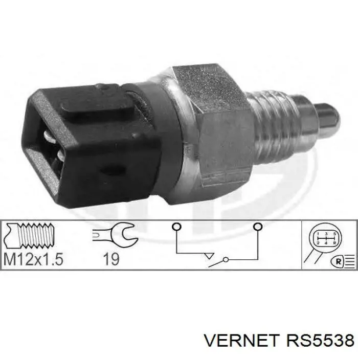 Interruptor, piloto de marcha atrás RS5538 Vernet