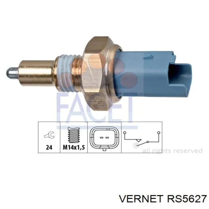 Включатель фонарей заднего хода Vernet RS5627 цена, от 6.56 USD
