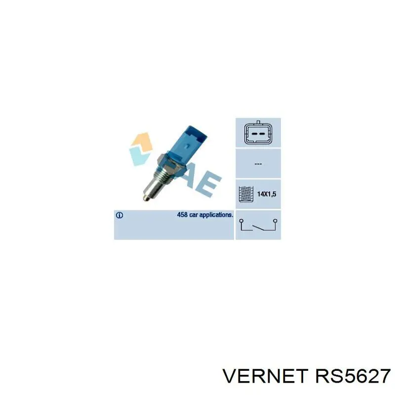RS5627 Vernet Датчик включения фонарей заднего хода