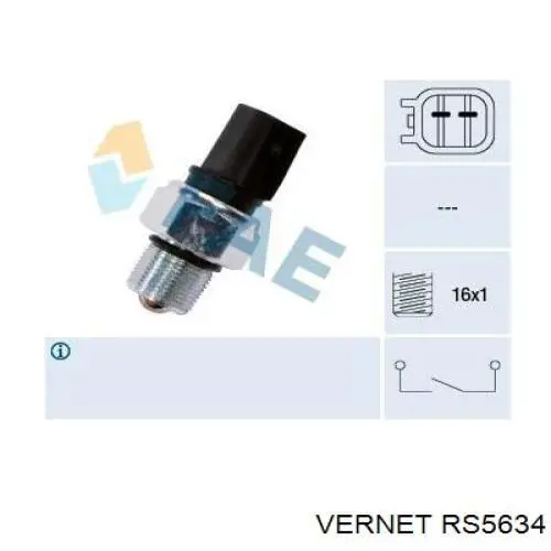 Включатель фонарей заднего хода Vernet RS5634 цена, от 9.20 USD
