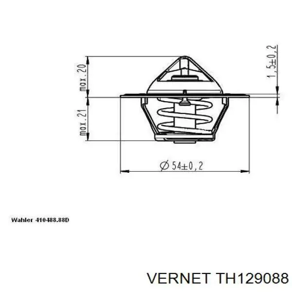 TH129088 Vernet Авто термостат
