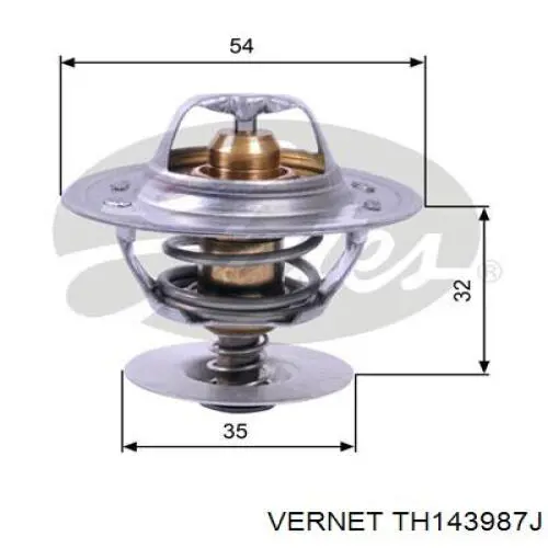 Купить TH143987J Vernet Автомобильный термостат