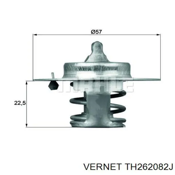 Термостат TH262082J Vernet