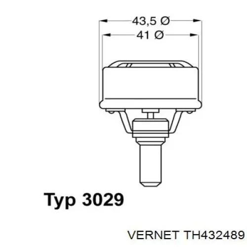 Купить TH432489 Vernet Автомобильный термостат