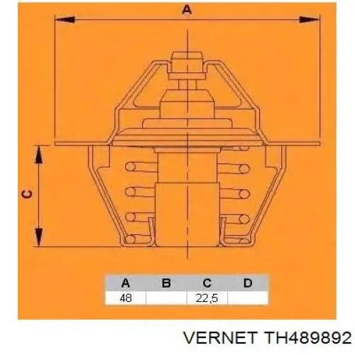 Термостат TH489892 Vernet
