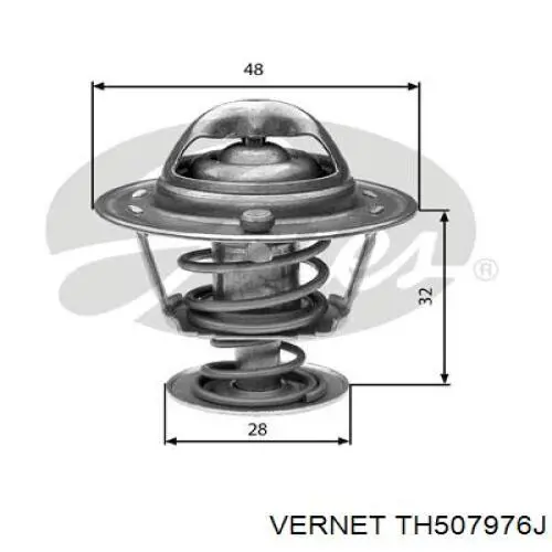 Купить TH507976J Vernet Автомобильный термостат