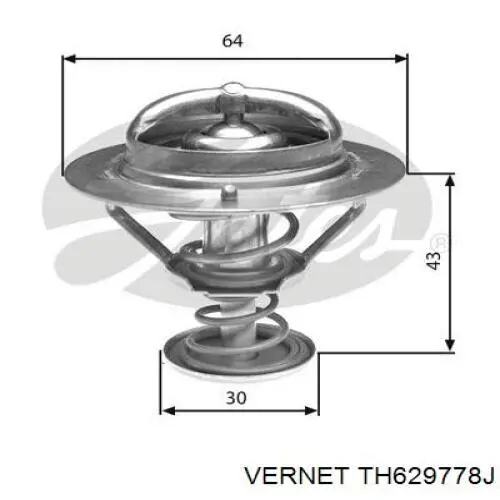 Термостат в корпусе Vernet TH629778J цена, от 8.83 USD