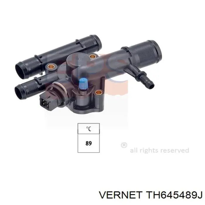 Корпус термостата TH645489J Vernet