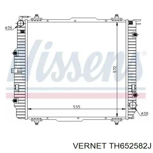 Термостат в корпусе Vernet TH652582J цена, от 15.07 USD