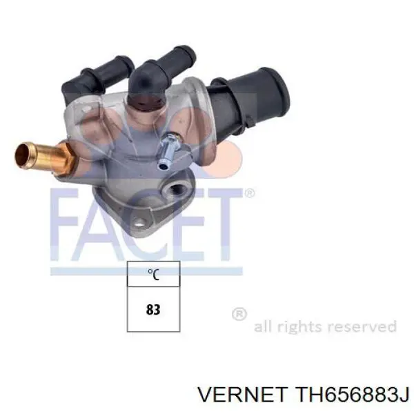 Термостат в корпусе Vernet TH656883J цена, от 49.38 USD