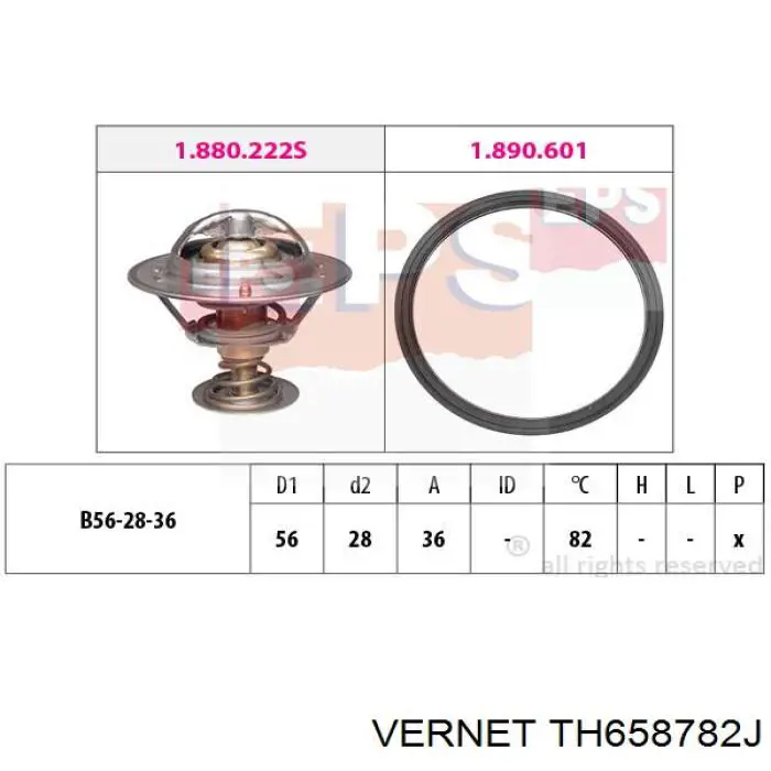 Термостат в корпусе Vernet TH658782J цена, от 8.78 USD