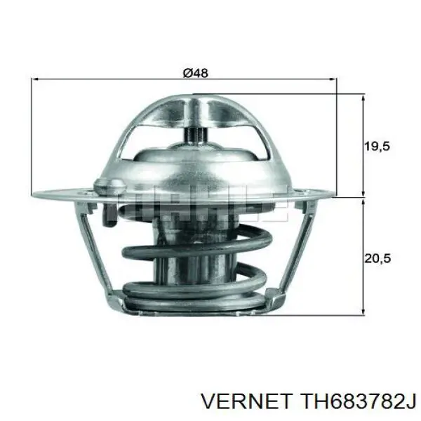 Термостат в сборе Vernet TH683782J