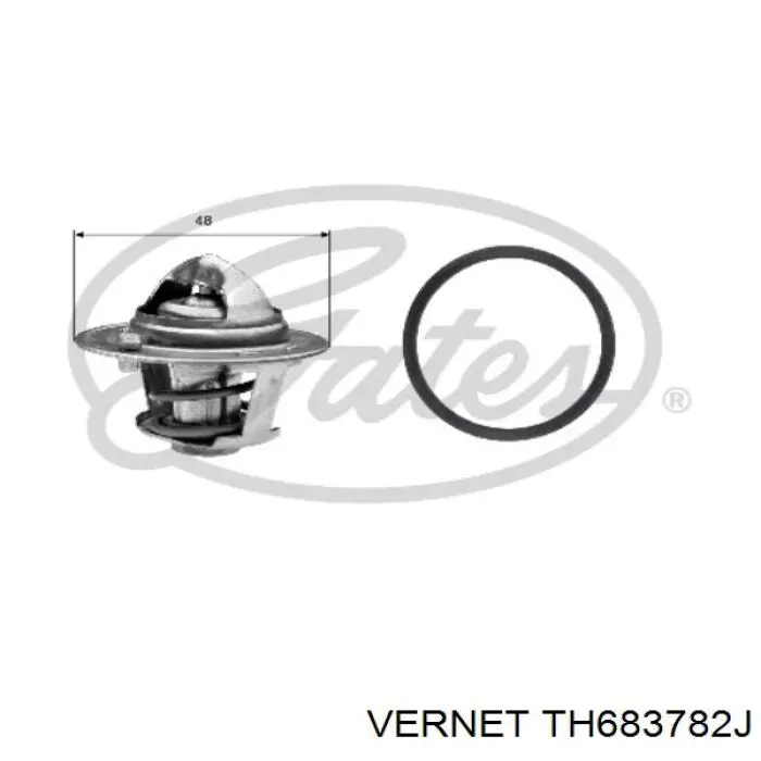 Термостат в корпусе Vernet TH683782J цена, от 8.96 USD