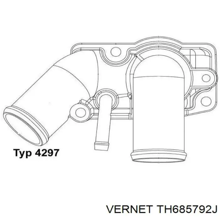 Купить TH685792J Vernet Корпус термостата