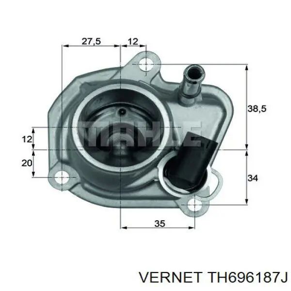 Купить TH696187J Vernet Корпус термостата