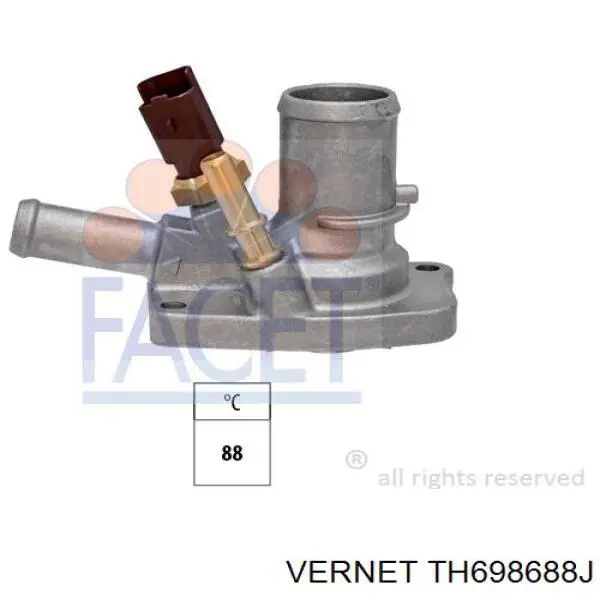 Купить TH698688J Vernet Автомобильный термостат