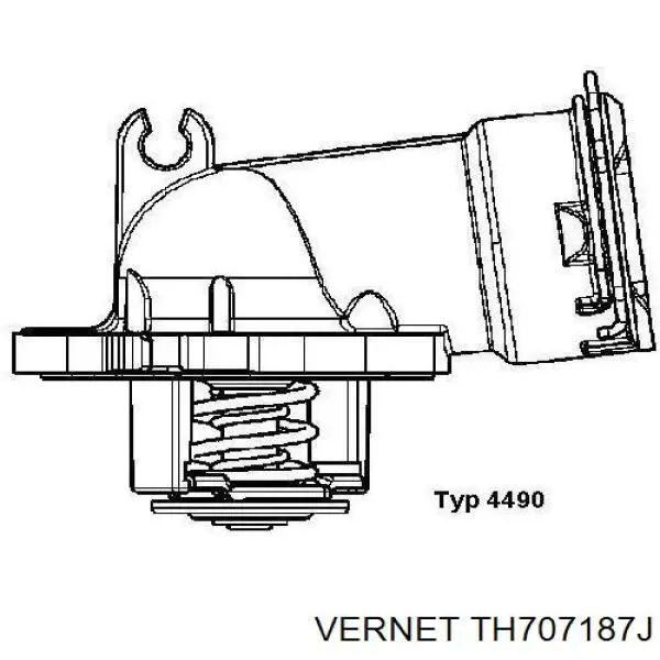 Термостат в корпусе Vernet TH707187J цена, от 28.86 USD
