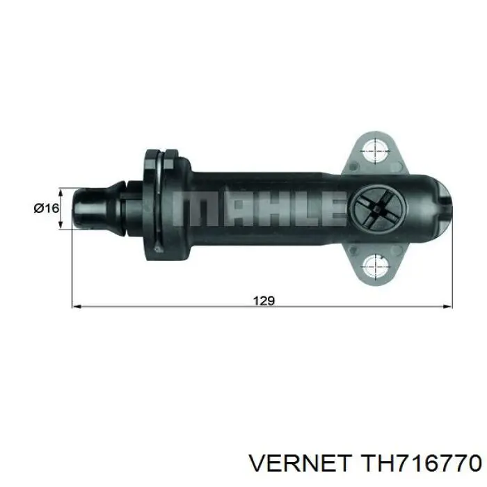 Termostato EGR TH716770 Vernet