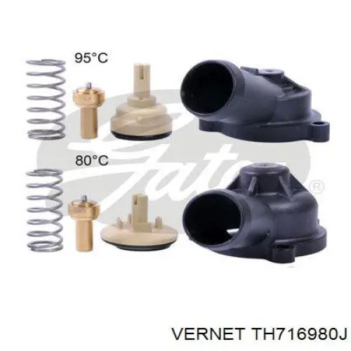 Кожух термостата Vernet TH716980J цена, от 86.12 USD