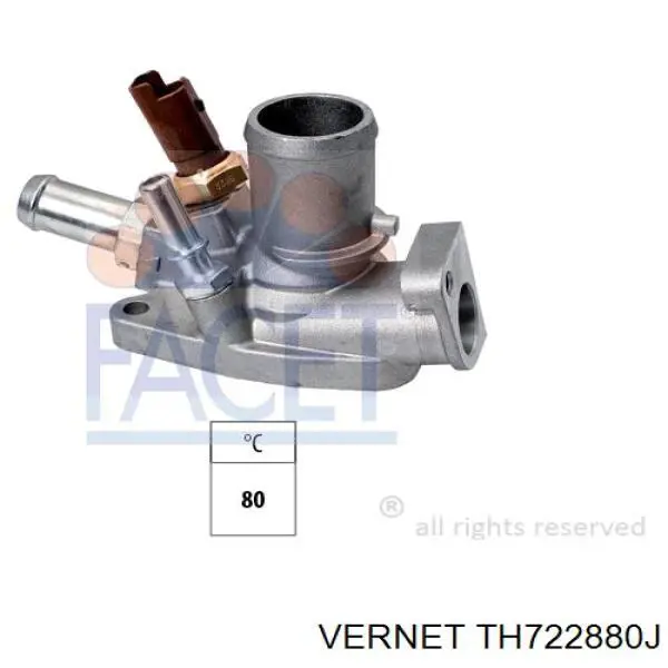Термостат в корпусе Vernet TH722880J цена, от 35.10 USD