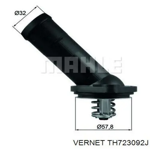 Кожух термостата Vernet TH723092J цена, от 27.64 USD