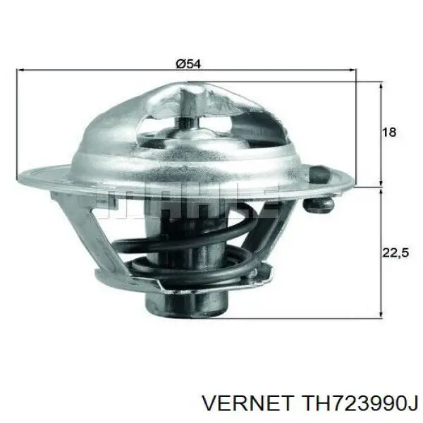 Termostato, refrigerante TH723990J Vernet