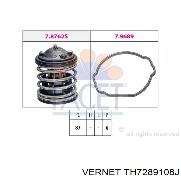 Купить TH7289108J Vernet Корпус термостата