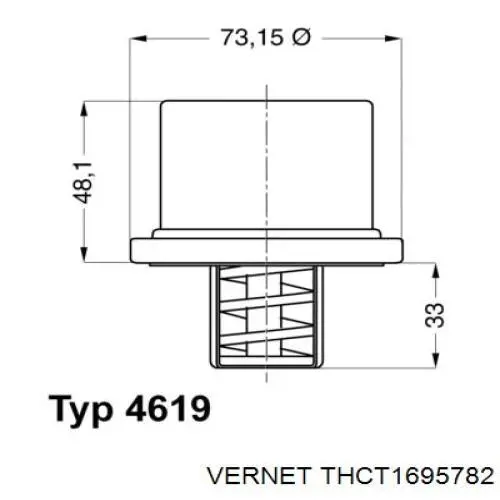 Термостат THCT1695782 Vernet
