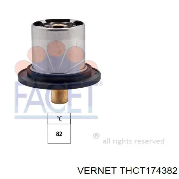 Термостат в корпусе Vernet THCT174382 цена, от 24.82 USD