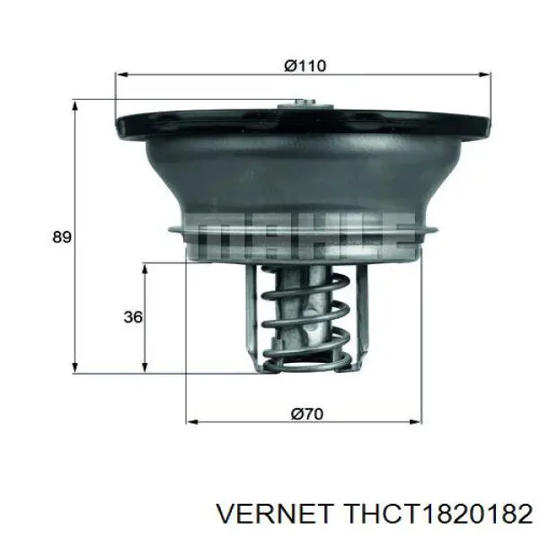 Термостат в корпусе Vernet THCT1820182 цена, от 46.70 USD