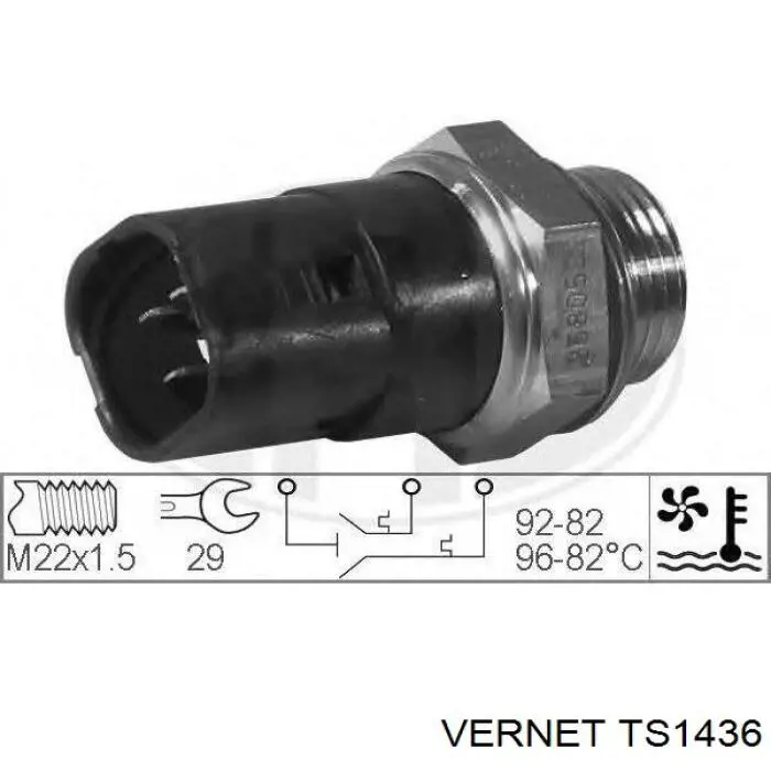 Датчик температуры радиатора Vernet TS1436 цена, от 13.98 USD