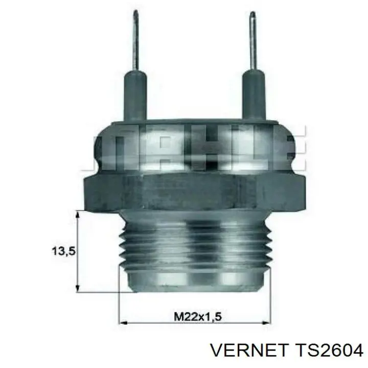 Купить TS2604 Vernet Датчик включения вентилятора радиатора 