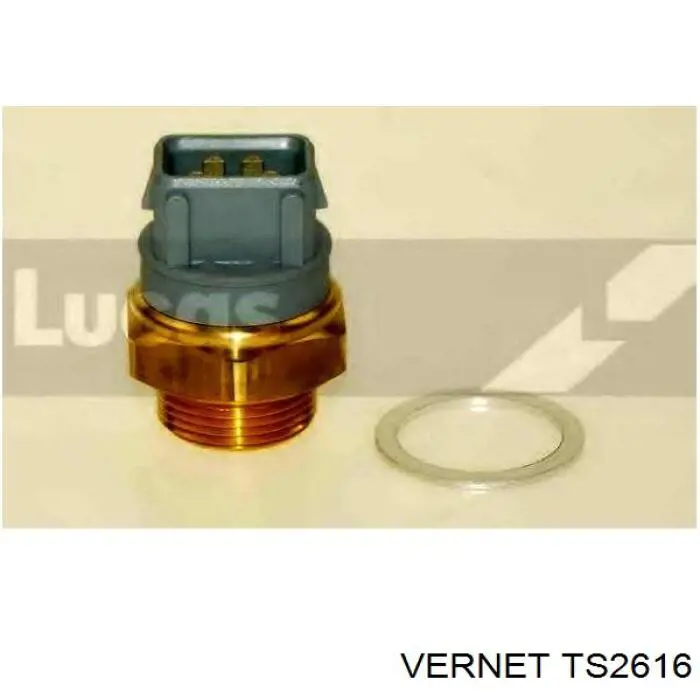 Датчик температуры охлаждающей жидкости (включения вентилятора радиатора) VERNET TS2616