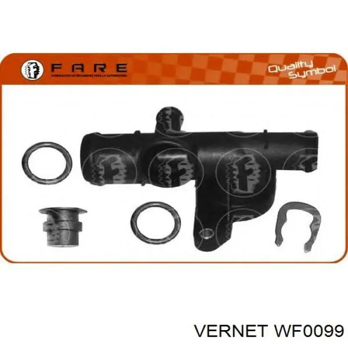 Фланец системы охлаждения Vernet WF0099 цена, от 6.21 USD