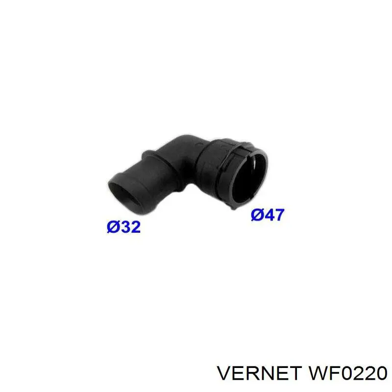Фланец системы охлаждения Vernet WF0220 цена, от 4.24 USD