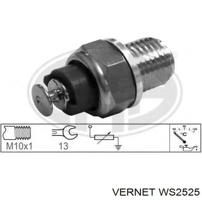 Датчик температуры масла двигателя WS2525 Vernet