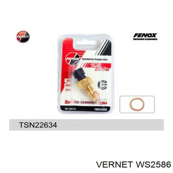 Датчик указателя температуры охлаждающей жидкости Vernet WS2586 цена, от 5.80 USD