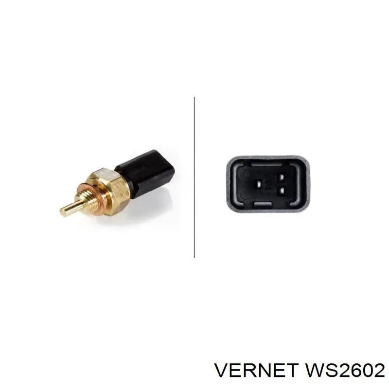 Датчик температуры охлаждающей жидкости WS2602 Vernet