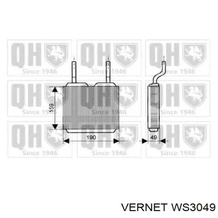 Купить WS3049 Vernet Термодатчик охлаждающей жидкости