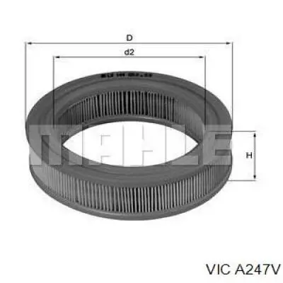 Воздушный фильтр A247V Vic