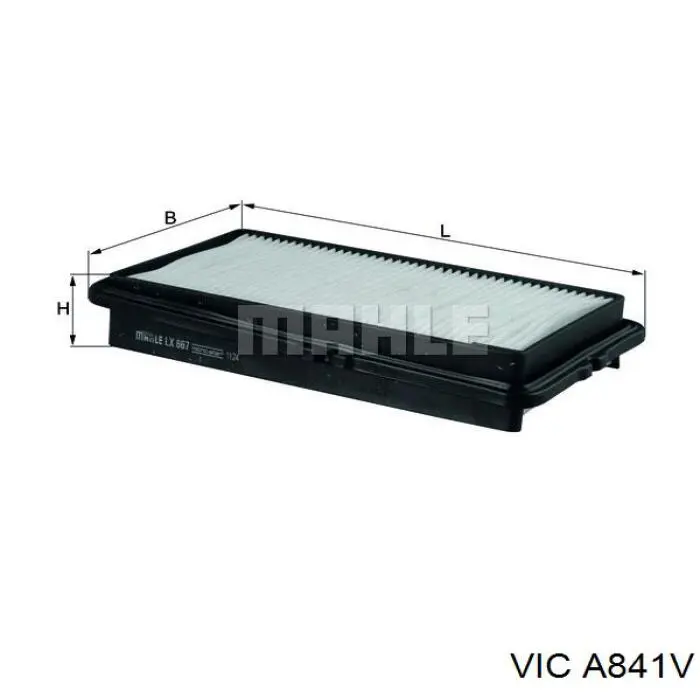 A841V Vic Воздушный фильтр двигателя