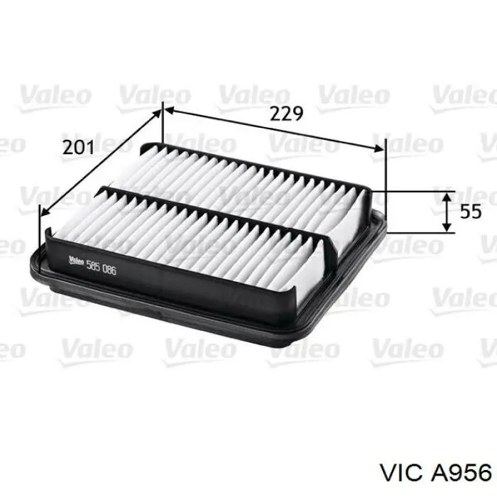 Воздушный фильтр A956 Vic